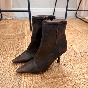 Steve Madden Dark Brown Heeled Boots